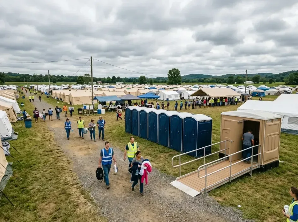 disaster-relief-camp-restrooms-010 — frequently asked questions, Dumpster & Portable Bathrooms Rental in Weddington, NC